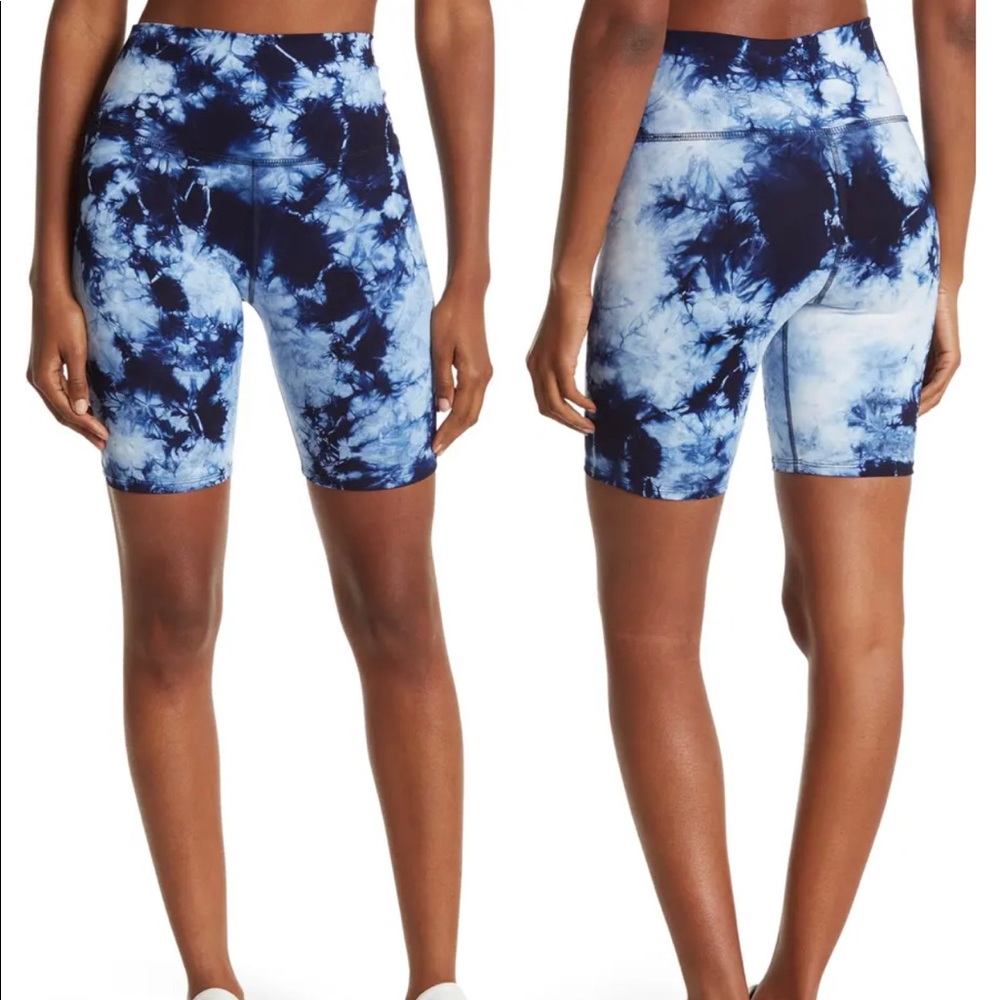 Electric & Rose Cali Tie Dye Biker Shorts — Ink